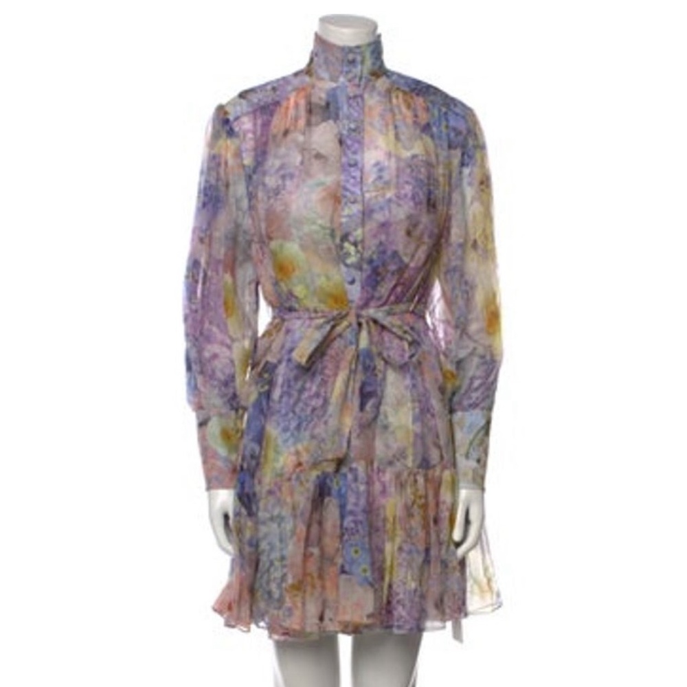 Zimmermanm Printed Mini Dress